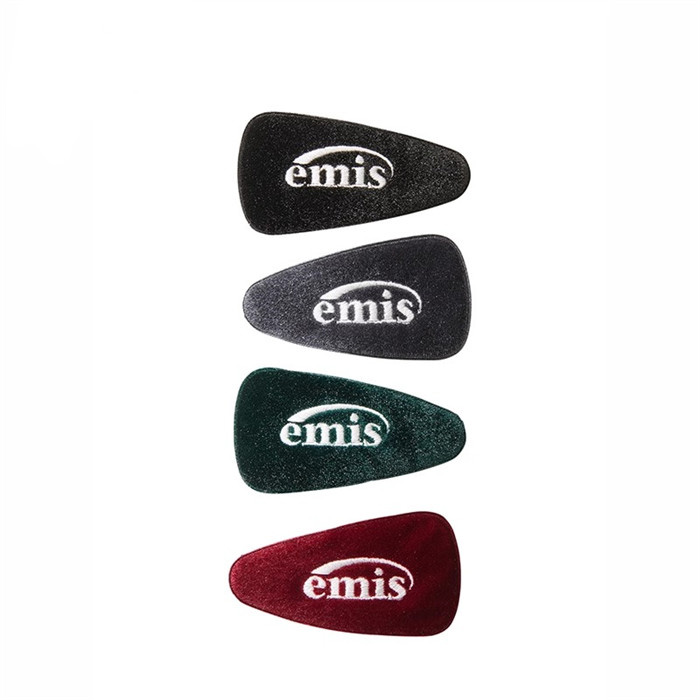 (SUZY 수지着用モデル ) EMIS エミス LOGO ヘアピン グリッターベルベットワ ヘアアクセサリー 2個セット[4色]